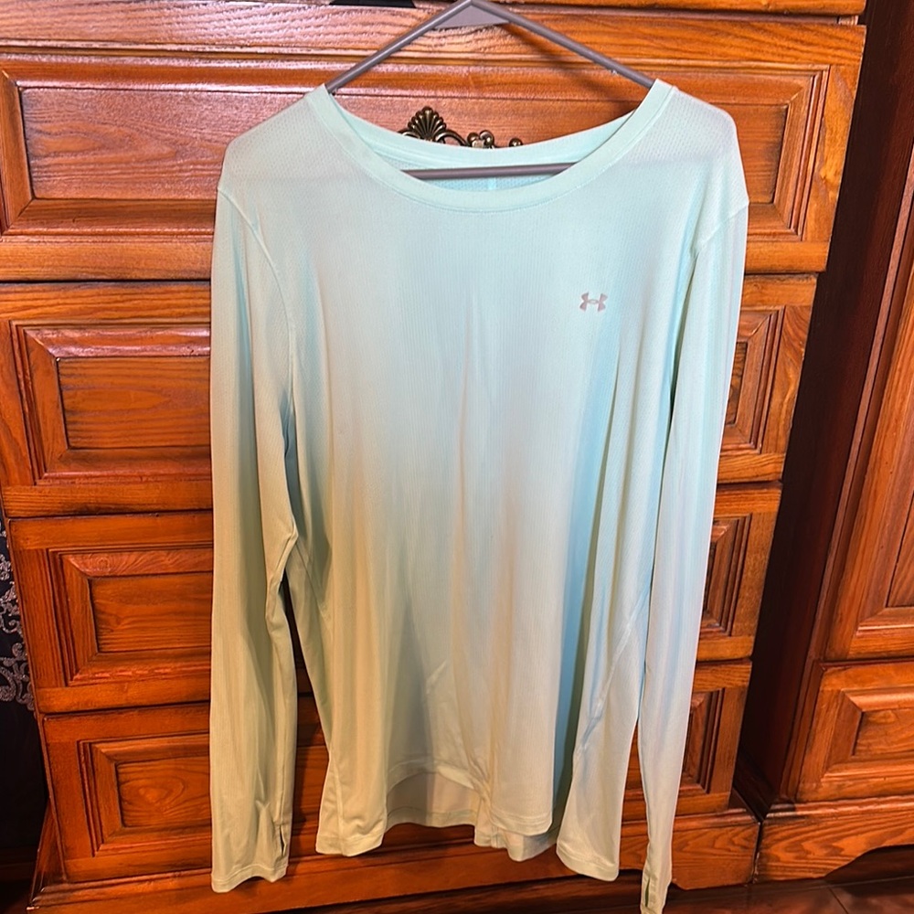 Under Armour Light Blue Long Sleeve Tee